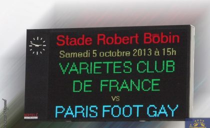 Match contre le Paris Foot Gay