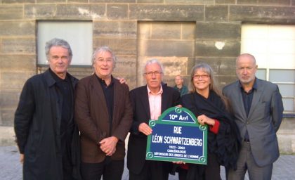Inauguration de la rue Léon Schwartzenberg