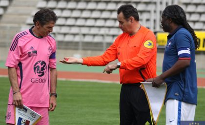 Match contre l'Equipe de France des Médias