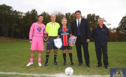 Match contre les anciens du P.S.G.