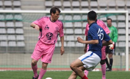 Match contre l'Equipe de France des Médias