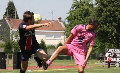 Match contre les anciens du P.S.G.