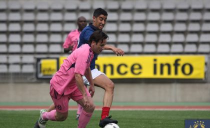 Match contre l'Equipe de France des Médias