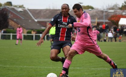 Match contre les anciens du P.S.G.