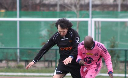 Match contre l'A.S. Orange