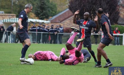 Match contre les anciens du P.S.G.