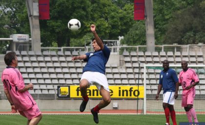 Match contre l'Equipe de France des Médias