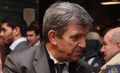 Inauguration de la tribune de presse Thierry Roland