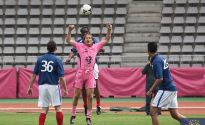 Match contre l'Equipe de France des Médias