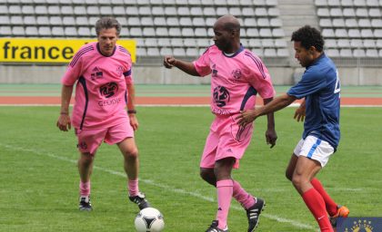 Match contre l'Equipe de France des Médias