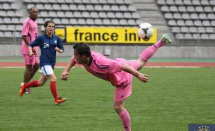 Match contre l'Equipe de France des Médias
