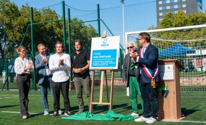 Inauguration Stade Just Fontaine